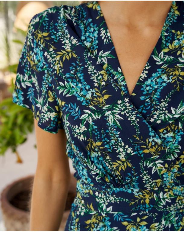 Clothing Polin et moi Gabri Midi Dress Marine J4DB632