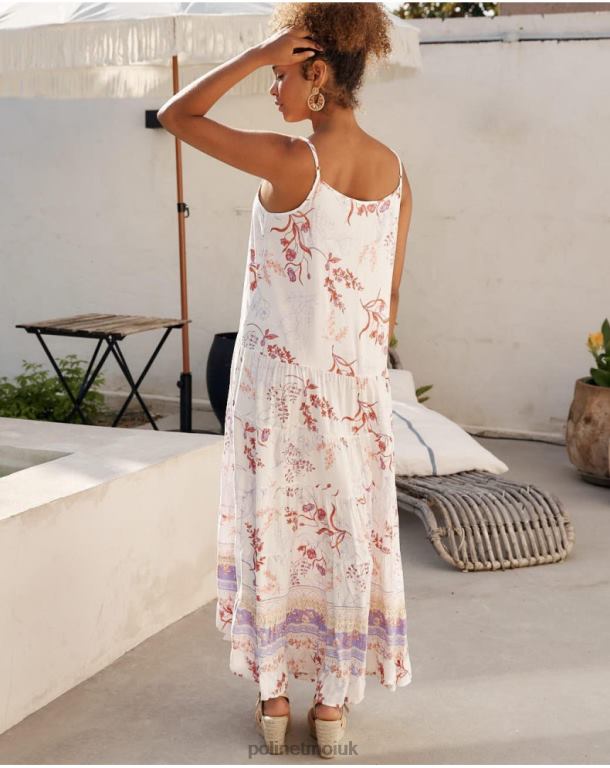 Clothing Polin et moi Helen Strapless Dress Lilac J4DB640