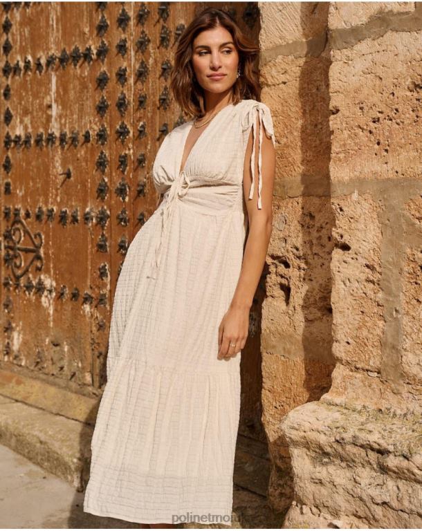 Clothing Polin et moi Ingrid Midi Dress Raw J4DB688