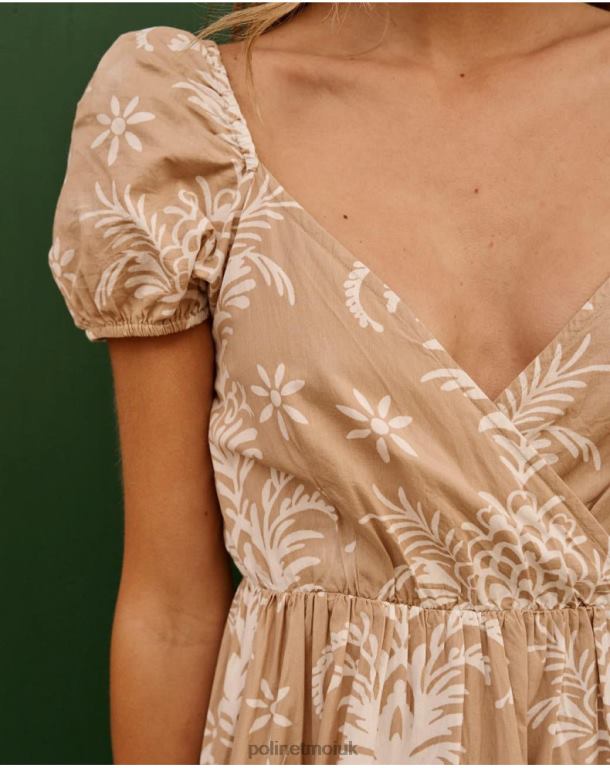 Clothing Polin et moi Long Snow Dress Beige J4DB682