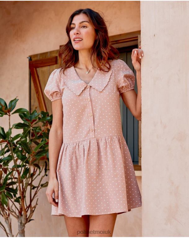 Clothing Polin et moi Loraine Neck Dress Rose J4DB6145