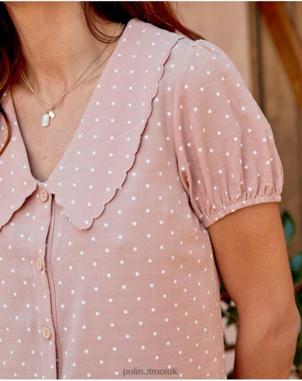 Clothing Polin et moi Loraine Neck Dress Rose J4DB6145