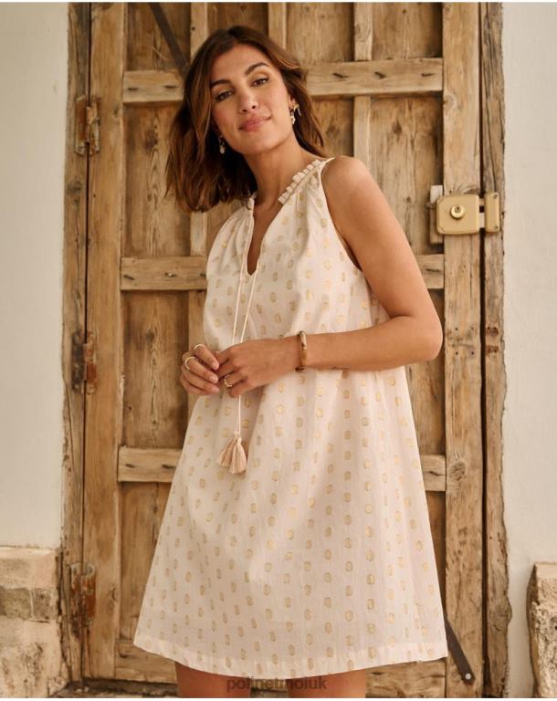 Clothing Polin et moi Lurex Cinty Dress Nude J4DB660