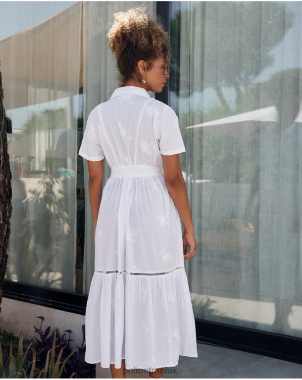 Clothing Polin et moi Lynda Shirt Dress WHITE J4DB625