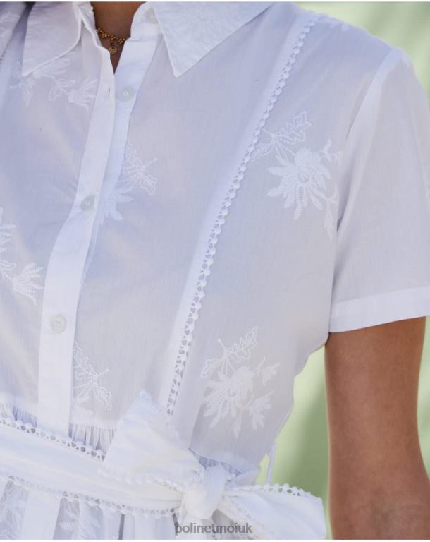 Clothing Polin et moi Lynda Shirt Dress white J4DB686