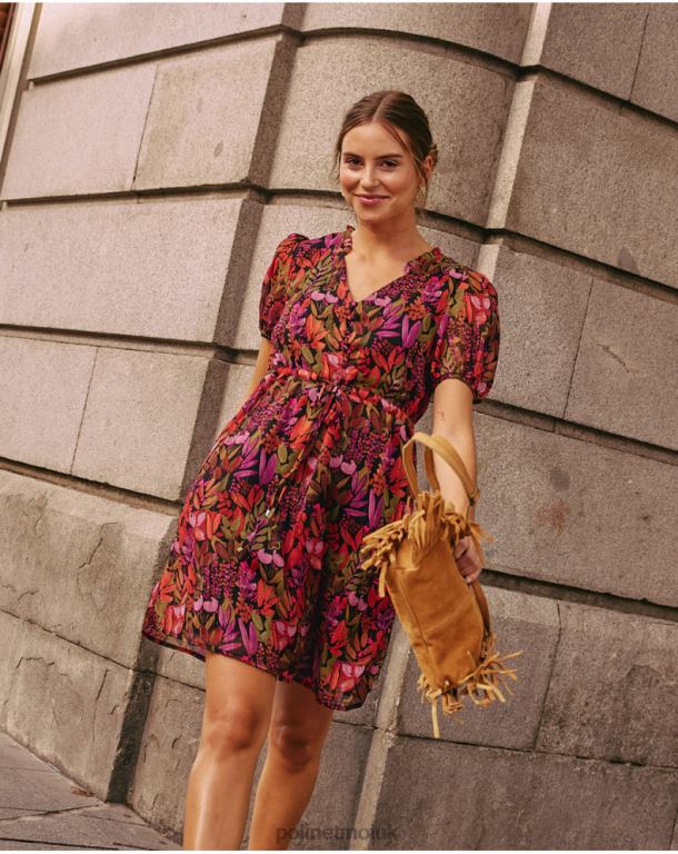 Clothing Polin et moi Maitane Fluid Dress Brown J4DB673