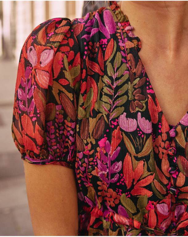 Clothing Polin et moi Maitane Fluid Dress Brown J4DB673