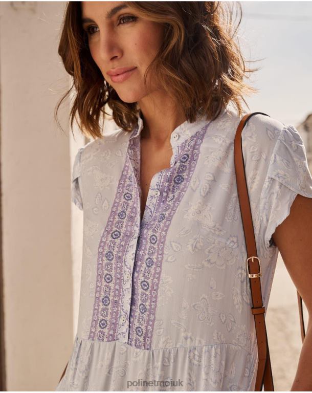 Clothing Polin et moi Mao Alice dress Lilac J4DB641