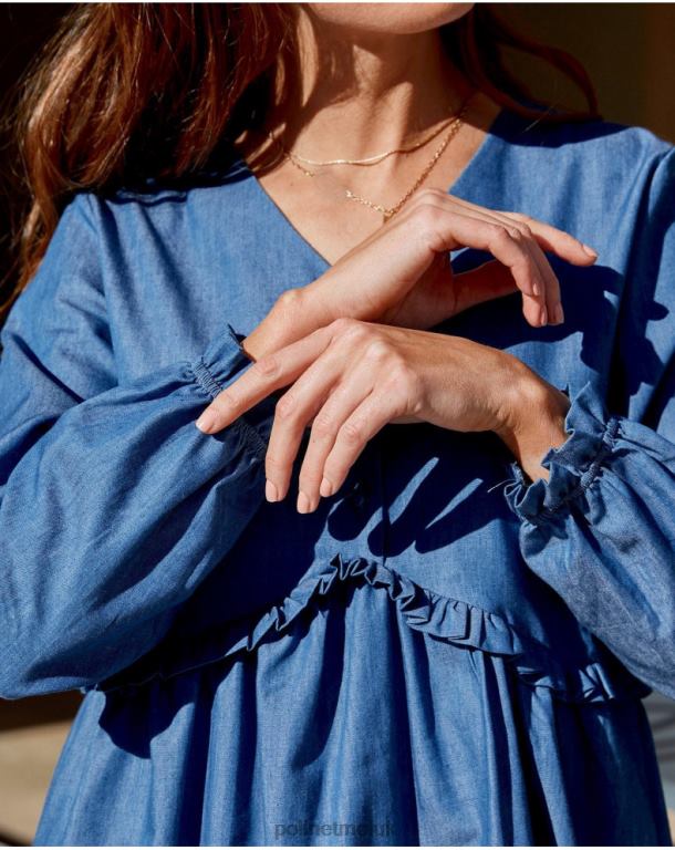 Clothing Polin et moi Milan Cowboy Dress denim J4DB6101