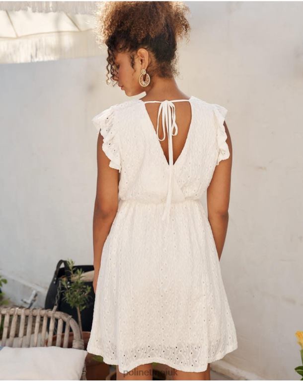 Clothing Polin et moi Mina openwork dress Raw J4DB637