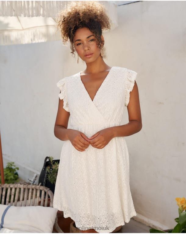 Clothing Polin et moi Mina openwork dress Raw J4DB637