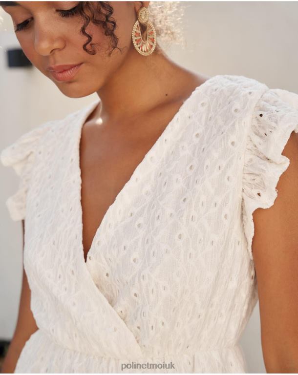 Clothing Polin et moi Mina openwork dress Raw J4DB637