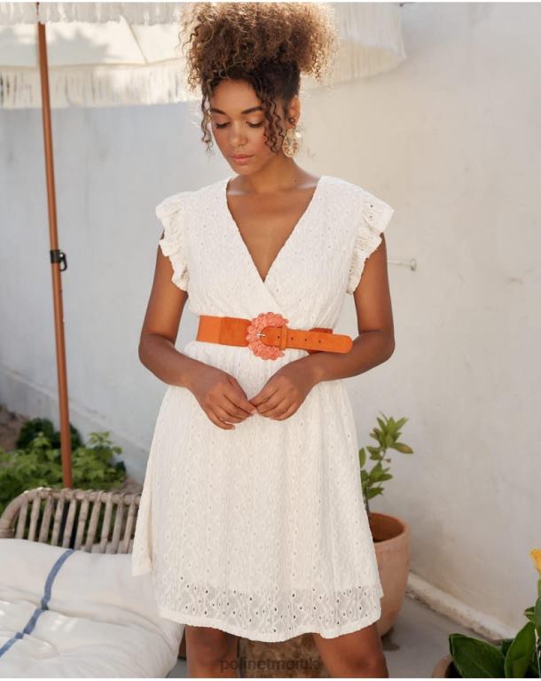 Clothing Polin et moi Mina openwork dress Raw J4DB637