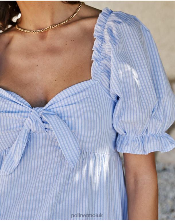 Clothing Polin et moi Romma Knot Dress Celestial J4DB671