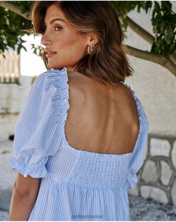 Clothing Polin et moi Romma Knot Dress Celestial J4DB671