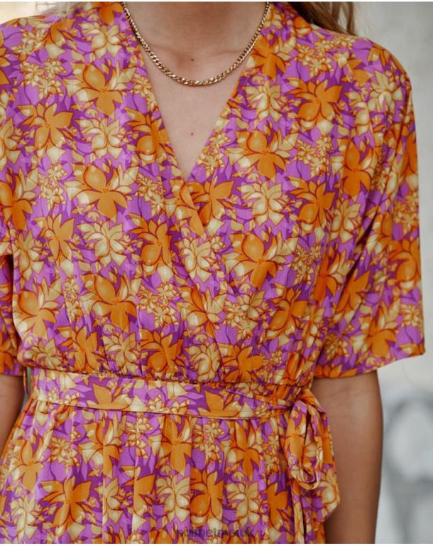 Clothing Polin et moi Rosela Flowing Dress Mango J4DB6108