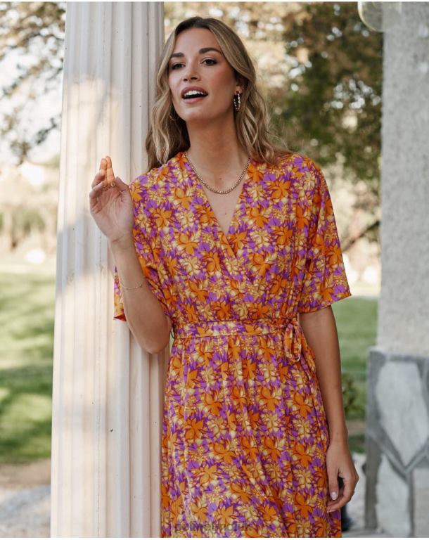 Clothing Polin et moi Rosela Flowing Dress Mango J4DB6108