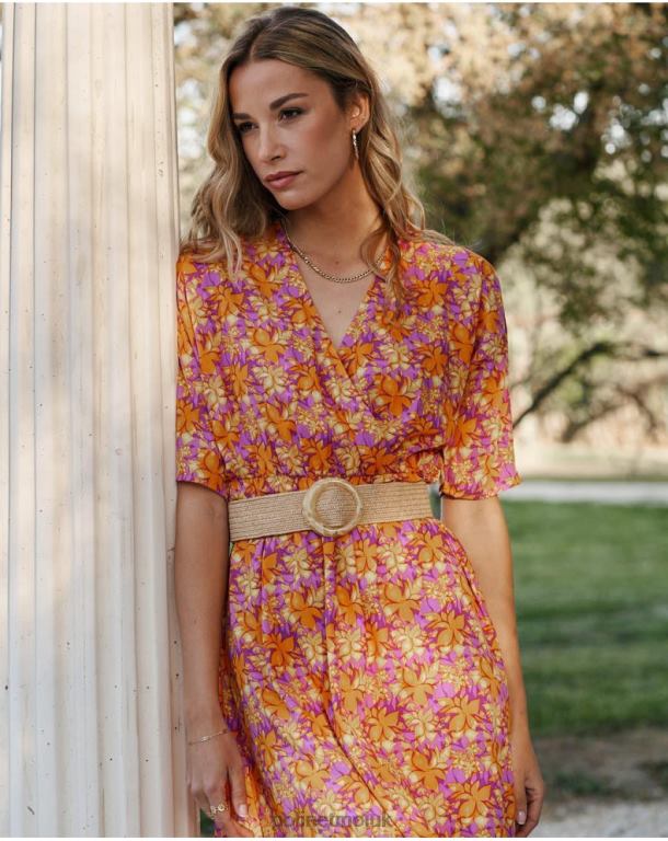 Clothing Polin et moi Rosela Flowing Dress Mango J4DB6108