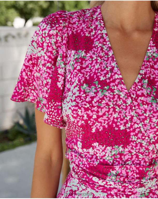 Clothing Polin et moi Short Life Dress Raspberry J4DB624