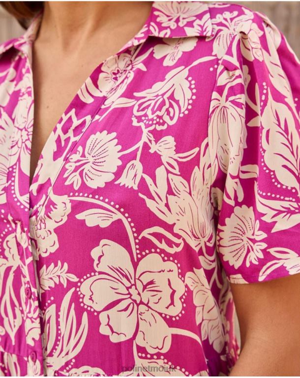 Clothing Polin et moi Silvia Long Dress eggplant J4DB677