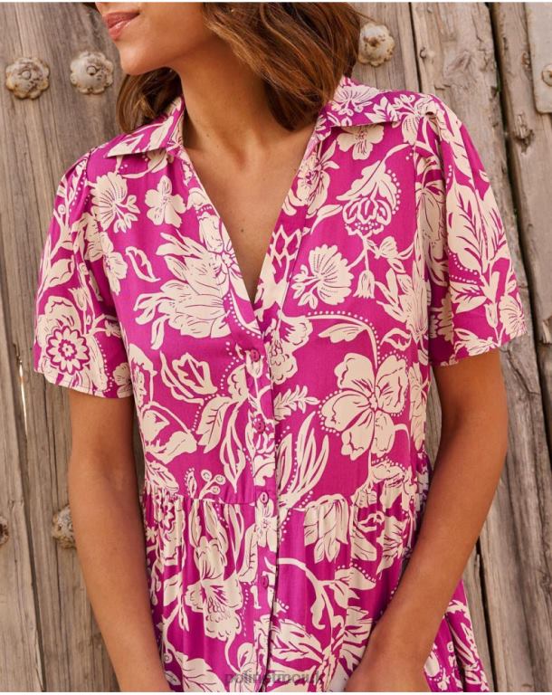 Clothing Polin et moi Silvia Long Dress eggplant J4DB677