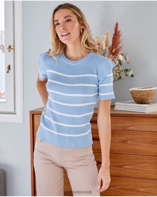 Clothing Polin et moi Sweater Elga Point Celestial J4DB6347