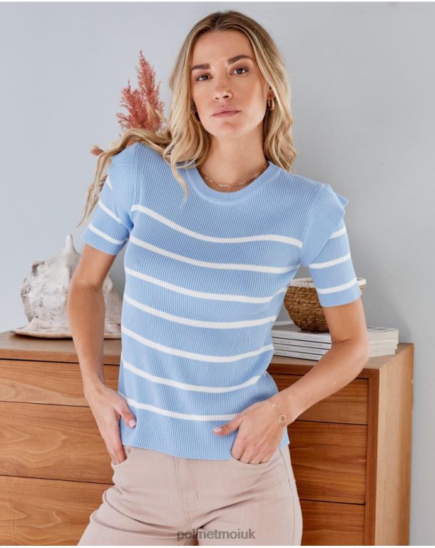 Clothing Polin et moi Sweater Elga Point Celestial J4DB6347