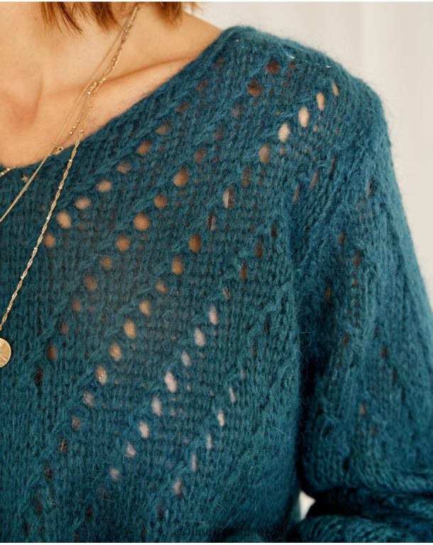 Clothing Polin et moi Sweater Hilaria Drafts GREEN FOREST J4DB6356