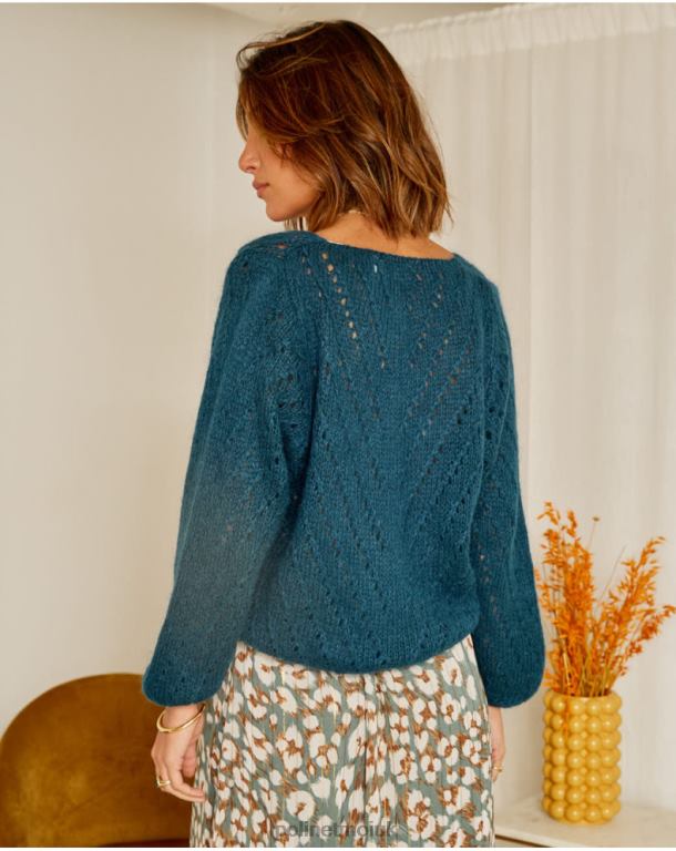 Clothing Polin et moi Sweater Hilaria Drafts GREEN FOREST J4DB6356