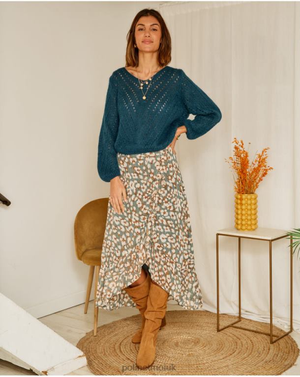 Clothing Polin et moi Sweater Hilaria Drafts GREEN FOREST J4DB6356