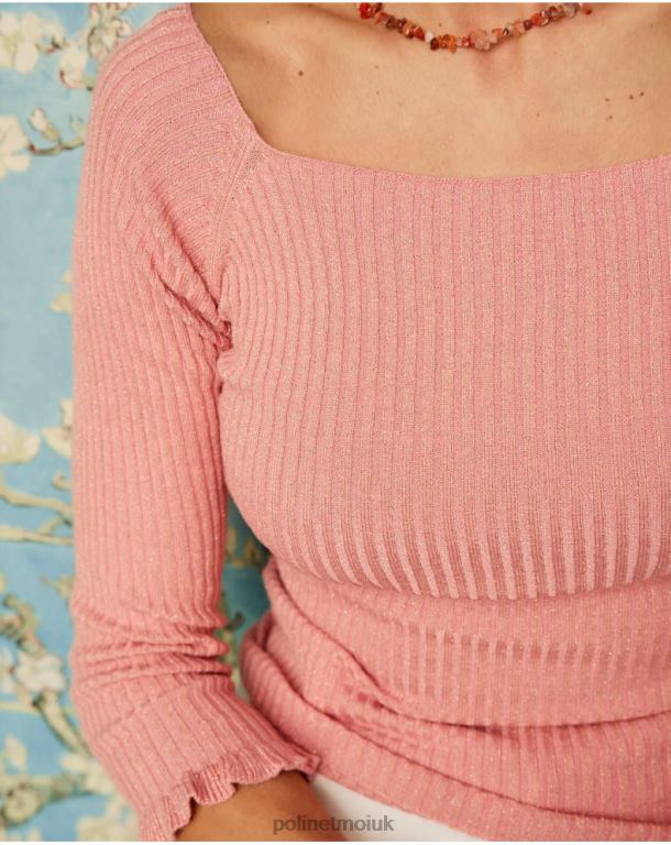 Clothing Polin et moi Sweater Knitted Fino Elle SALMON J4DB6344