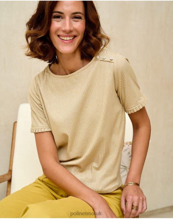 Clothing Polin et moi Sweater Simonne Knot GOLD/PLATINUM J4DB6343