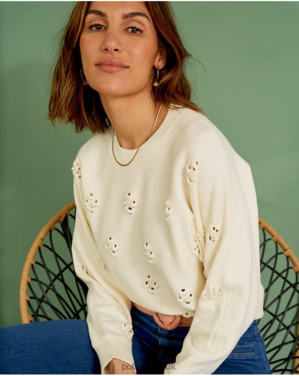 Clothing Polin et moi Sweater Tita Pearls Raw J4DB6348