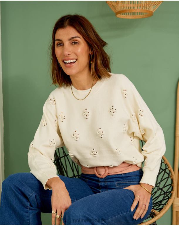Clothing Polin et moi Sweater Tita Pearls Raw J4DB6348