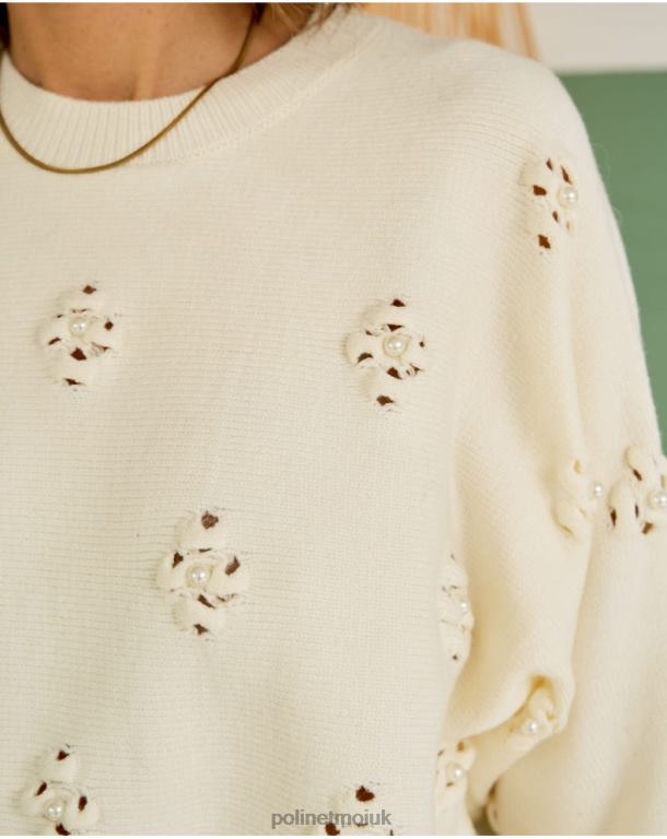 Clothing Polin et moi Sweater Tita Pearls Raw J4DB6348