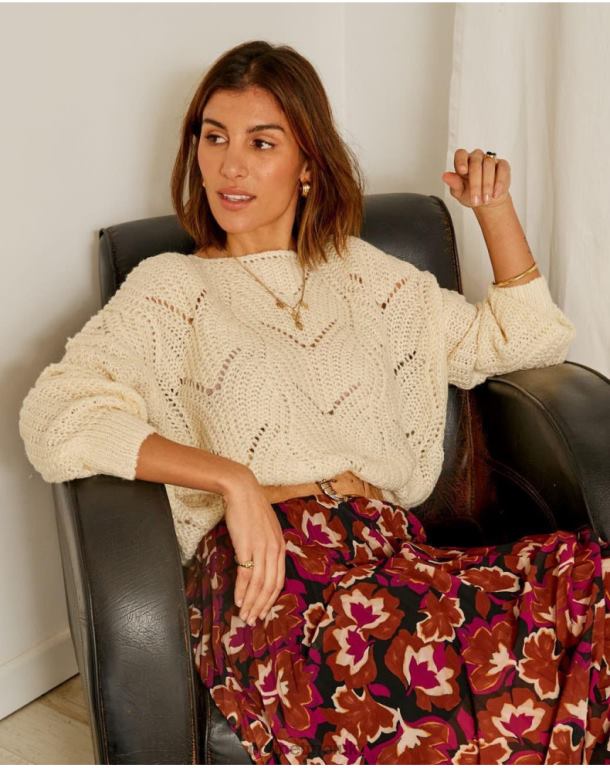 Clothing Polin et moi Sweater Wide Priscilla Raw J4DB6354