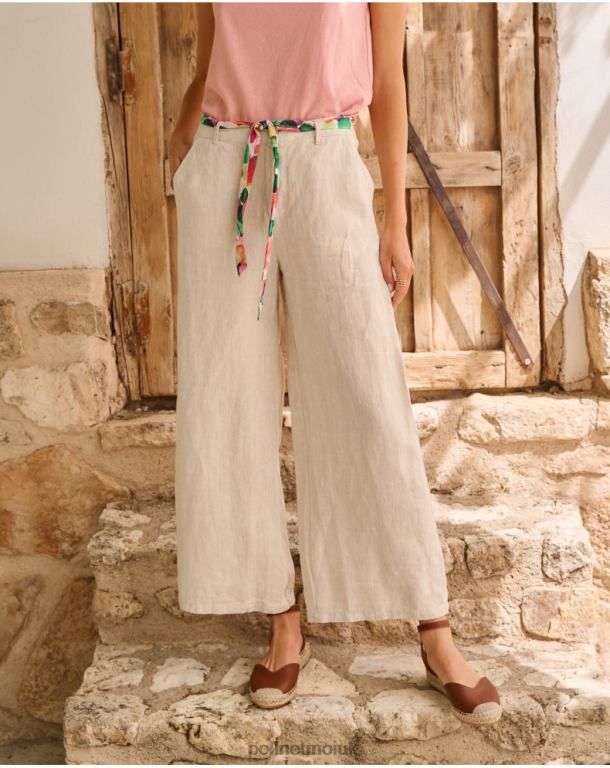Clothing Polin et moi Ariday Linen Pants Beige J4DB6327