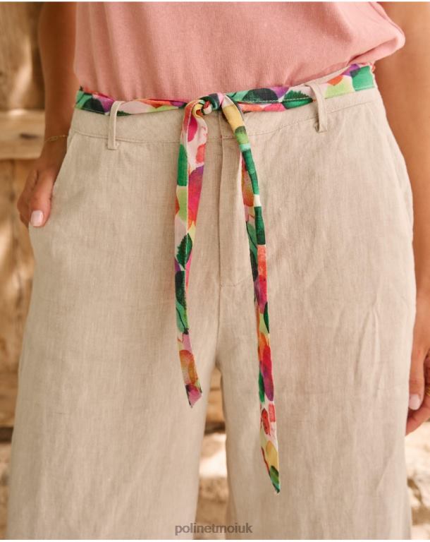 Clothing Polin et moi Ariday Linen Pants Beige J4DB6327