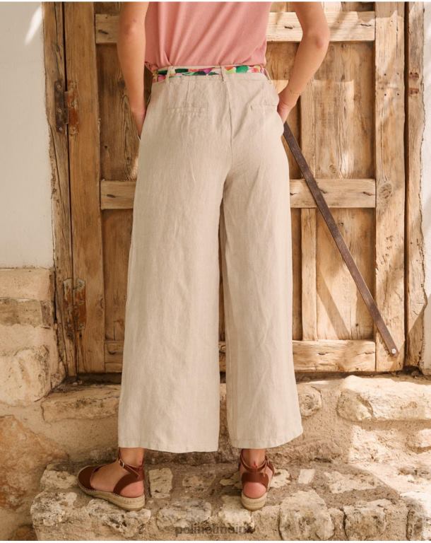 Clothing Polin et moi Ariday Linen Pants Beige J4DB6327