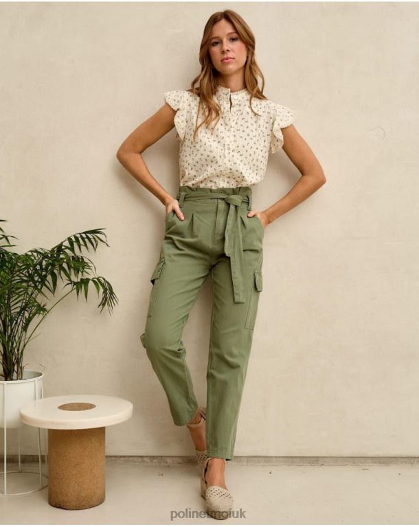 Clothing Polin et moi Cargo Scarlett Pants Kaki J4DB6330