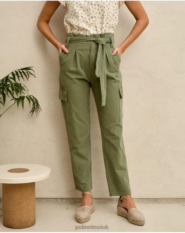 Clothing Polin et moi Cargo Scarlett Pants Kaki J4DB6330