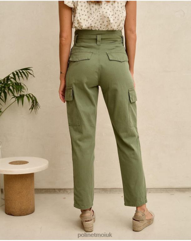 Clothing Polin et moi Cargo Scarlett Pants Kaki J4DB6330