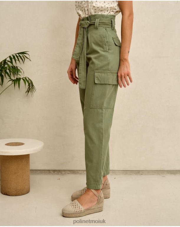 Clothing Polin et moi Cargo Scarlett Pants Kaki J4DB6330