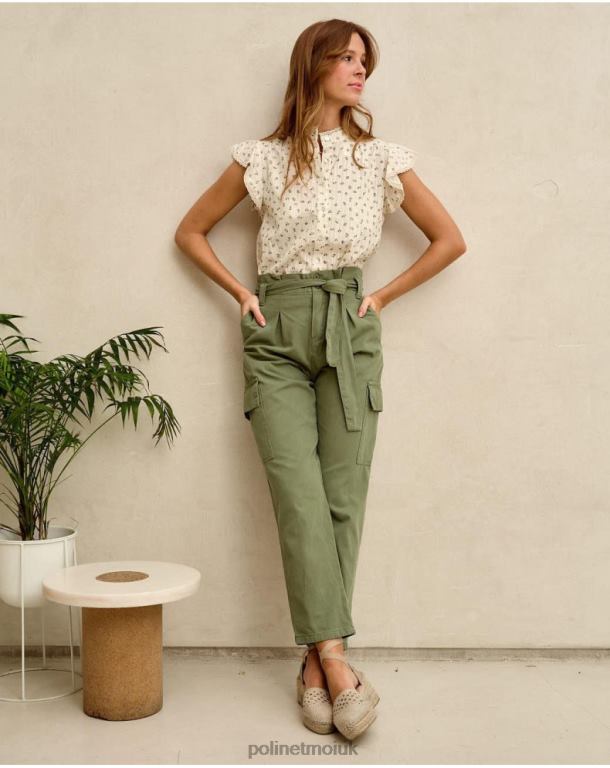 Clothing Polin et moi Cargo Scarlett Pants Kaki J4DB6330
