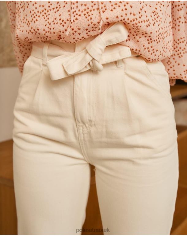 Clothing Polin et moi Donna Bow trousers raw J4DB6336