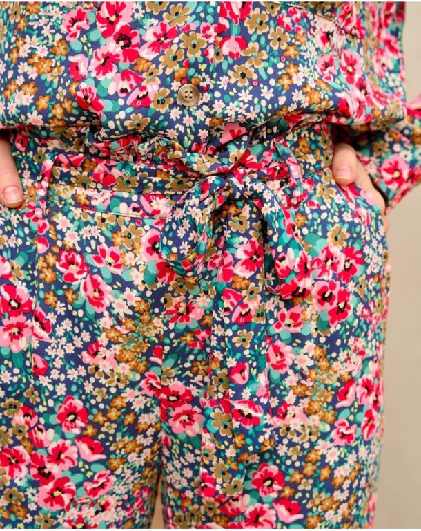 Clothing Polin et moi Fanni Bow trousers emerald green J4DB6331