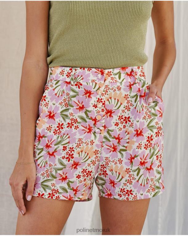 Clothing Polin et moi Floral Short Wilhelmina Mallow J4DB6329