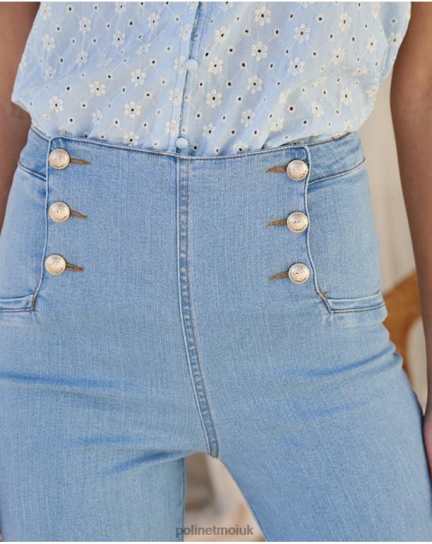 Clothing Polin et moi Nancy Buttons Jeans denim J4DB6332