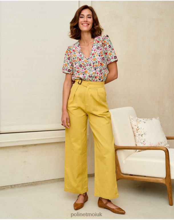Clothing Polin et moi Pants Tweezers Beth ochre J4DB6340