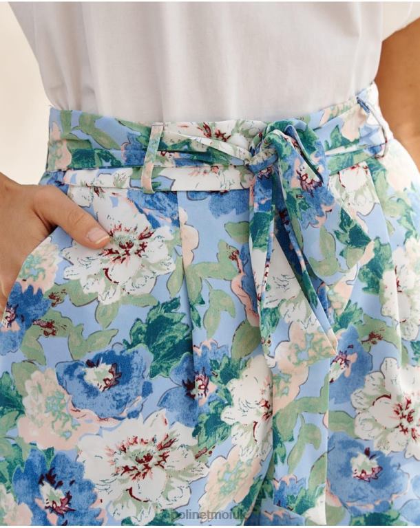 Clothing Polin et moi Short Flowers Natty Celestial J4DB6325